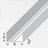 alfer Rechteck-U 2.5 m, 19.5 x 35.5 x 1.5 mm Aluminium roh Produktbild-Vorschau 2