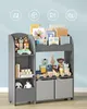 SONGMICS Bücherregal Kinder, Kinderregal für Spielzeug und Produktbild-Vorschau 3