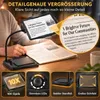 Lupe, Stehlupe, Desktop 10-fache Lupe mit LED-Licht, Produktbild-Vorschau 3