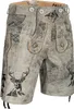 PAULGOS Herren Trachten Lederhose Kurz - HK4 ANTIK - Echtes Produktbild-Vorschau 1