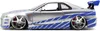 Jada Fast Furious 2002 Nissan Skyline 1:24 253203044 Anteprima dell’immagine prodotto 10