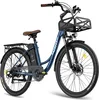 City E-Bike 26" 158 - 198 cm Pannensichere Reifen 36 V 250 Produktbild-Vorschau 3
