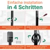 Peblar Wallbox Standfuß Schwarz – Metall-Montagesäule 149 Produktbild-Vorschau 5