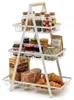 WELLHAUS 3-Etagen Obst Etagere aus Kohlenstoffstahl – Produktbild-Vorschau 5