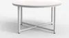 Wohnzimmertisch rund 80 cm mit Marmoreffektplatte Granato - Produktbild-Vorschau 7