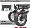 Faziango Bollerwagen faltbar Bis 100kg Tragkraft mit Bremse Produktbild-Vorschau 6
