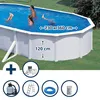 Stahlwandpool Set (6-teilig) hoch oval Classic 730x360x120 Produktbild-Vorschau 1