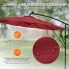 ML-Design Ampelschirm Ø300cm mit LED Solar Rot Alu Produktbild-Vorschau 5