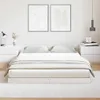 Telaio per letto a terra, bianco, 160 x 220 cm, in legno di Anteprima dell’immagine prodotto 3
