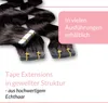 hair2heart Tape Extensions Echthaar Gewellt - 10 Tapes 2.5g Produktbild-Vorschau 3