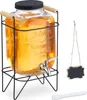 Relaxdays Getränkespender mit Ständer, Limobehälter 5L, Produktbild-Vorschau 1