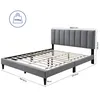 Lit rembourré 140x200 et 160x200 Lit double avec sommier à Voir les images du produit 12