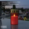 Bougie LED pour cimetière, alimentée par batterie, avec Voir les images du produit 5