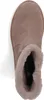 A top-down view of a brown boot with faux fur trim. Produktbild-Vorschau
