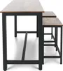 MIADOMODO® Stehtisch Set – 120 x 60 x 90 cm, mit 2 Produktbild-Vorschau 6
