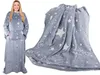 Verk 24307 Coperta in pile con maniche a stella grigio Anteprima dell’immagine prodotto 5