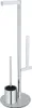 WENKO Stand WC Garnitur Toilettenpapierhalter Produktbild-Vorschau 2
