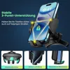 Brencco Handyhalter Auto Lüftung, Hakenclip, 360° Drehbar, Produktbild-Vorschau 4