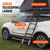 A telescoping ladder attached to a car roof tent. Produktbild-Vorschau