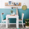 Homestyle4u Esstisch Weiss Holztisch Küchentisch 80x80 cm Produktbild-Vorschau 3