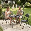 Klappstuhl Set bis 150kg belastbar faltbar stabil Terrasse Produktbild-Vorschau 10
