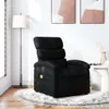 The Living Store Massagesessel Schwarz Stoff Produktbild-Vorschau 2