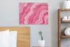 MuchoWow® - Leinwandbilder - Achat Geode - Rosa - Kristall Produktbild-Vorschau 4