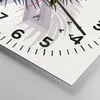 Wanduhr - Quadrat - Glasuhr - Grafiken Blatt Buntstift - Produktbild-Vorschau 5
