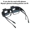 Lunettes pour myopie – Verres prismatiques à 90°, optique Voir les images du produit 8