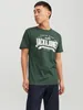 JACK & JONES 2-er Set T-Shirt Rundhals Logo Print Shirt Produktbild-Vorschau 4