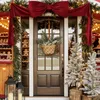 Weihnachtsschleife Burgunderrot 180x50 cm Extra Gro? | Produktbild-Vorschau 3