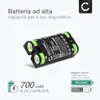 CELLONIC 1x Batteria per Headset / Auricolare / Cuffie Anteprima dell’immagine prodotto 2