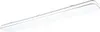 A white LED ceiling light with a silver frame is shown against a white background. Produktbild-Vorschau