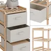 Armoire de salle de bain Vicco Bruno Beige 34.5x67cm avec 3 Voir les images du produit 6