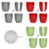 6x Variant Trio Kaffeebecher 350ml Porzellan-Tassen 6 Produktbild-Vorschau 3