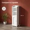 Schmaler Badschrank 20x20x75 cm, Weiß, Türen, verstellbare Produktbild-Vorschau 8