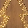 Metall 56 cmx7 cm 3D-Baum Schwarz mit 540Led Classic Warm Produktbild-Vorschau 2