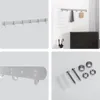 Wieszak na ubrania ze stali nierdzewnej Intirilife model D Podgląd zdjęcia produktu 4