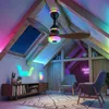 Ventilatore a soffitto da 48W con illuminazione, 60 cm di Anteprima dell’immagine prodotto 6
