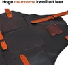 Luxe BBQ Schort en Handschoenen Set van Leer Productafbeelding-voorbeeld 4