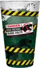 Jurassic Park Large Glass 400ml -Danger High Voltage Produktbild-Vorschau 1