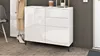 Kommode "Haama" 3-türig, weiß-glänzend Produktbild-Vorschau 3