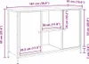 Sada TV skříněk vidaXL ze starého dřeva 101 x 35 x 65 cm, Náhled obrázku produktu 8