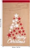 A Christmas sack with a Christmas tree design and the text 'Merry Christmas'. Produktbild-Vorschau