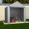 Kůlna na nářadí 190 x 170 x 200 cm, garáž na kola, kůlna na Náhled obrázku produktu 8