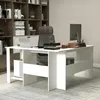 Biurko narożne w kształcie litery L z 3 półkami, biurko Podgląd zdjęcia produktu 7
