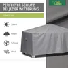 Premium Schutzhülle für Gartentisch Rechteckig, Größe:155 x Produktbild-Vorschau 3