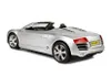 LeanToys Spielzeugauto, Cabrio, Silber, Maßstab 1:18 Produktbild-Vorschau 3