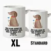 Mr. & Mrs. Panda Pott Hund Blume - Weiß - Geschenk, Hunde, Produktbild-Vorschau 3