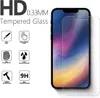A product image showcasing a screen protector for a smartphone, with feature icons and text. Produktbild-Vorschau